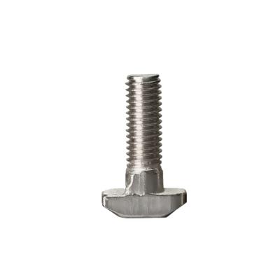 China Stainless Steel Europe T Standard Hammer Head Screw Bolt 20 30 40 45 M5 M6 M8 Serries Length 10-50mm Stainless Steel Custom Service for sale