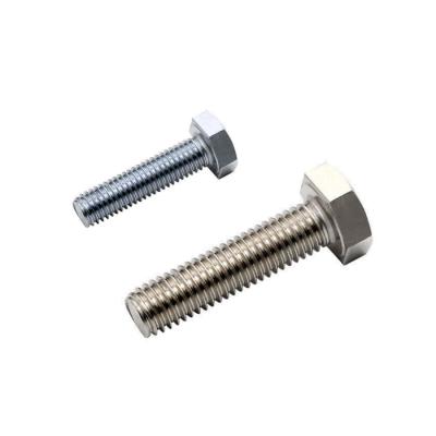 China food & Beverage Galvanized Galvanize Steel Hex Head Bolt M2 M2.5 M3 M4 M5 M6 M8 M10 M12 M14 M16 M18 M20 To M52 DIN ISO Customs Service for sale