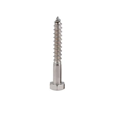 China food & Beverage Self Tapping Wood Screw M4 M5 M6 M7 M8 M10 M12 M16 M20mm With Hex Head Stainless Steel A2 A4 SUS304 SUS316 Rustproof Fasteners for sale