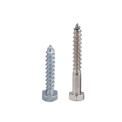 China Custom M20 Carbon Steel M20 Stainless Steel Nickel Galvanized Black Oxidation Self Tapping Hex Head Hook Wood Car Screw for sale