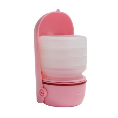 China Viable Collapsible Dog Water Bottle For Outdoor Lightweight Dog Portable Water Bottle for sale