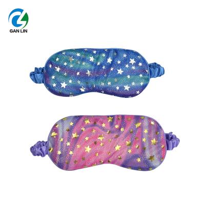 China EYE 2021 new-designed pattern velvet home silk soft sleeping shinning moving eye mask for sale