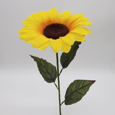 China 2021 Wholesale High Quality Hot Selling Sun Plastic Simple Flower Factory Artificial Flower For Home Decoration for sale