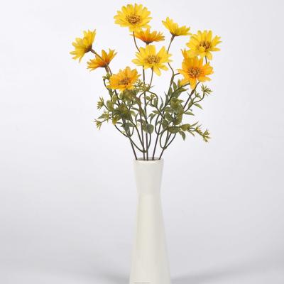 China Wholesale Beautiful Colorful Artificial Flower Shasta Daisy Flowers For Wedding for sale