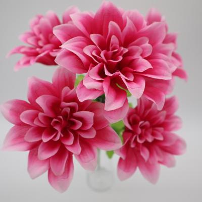 China 2021Hot Sale Wholesale Plastic Dahlia Wedding Gift Indoor Decoration Customized for sale