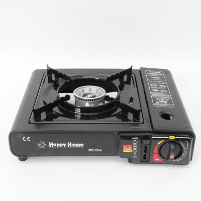 China BBQ Gas Cooker Stove Cast Iron 1 Burner Outdoor Camping Portable Gas Stove for sale