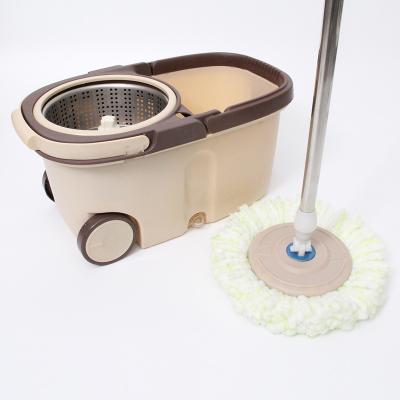 China Sustainable Floor Basket Cleaner Products 360 Rotating Magic Spinning Mopping Cleaning Products Wipe For Home Use Home Mop With Spinning for sale