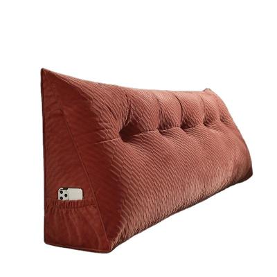 China New Fashion Soft Wedge Sofa Pillow Bed Reading Backrest Cushion for sale