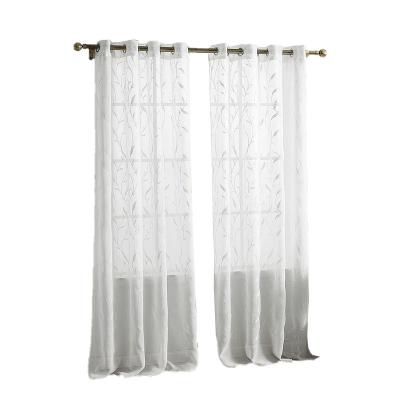 China Blackout Wholesale Price Summer Window Screening Living Room Plain Home Decor Linen Curtain for sale