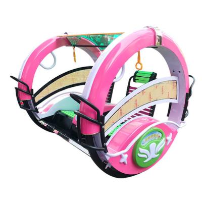 China High quality Children adults Amusement 360 rolling Swing led happy le bar car for sale for sale