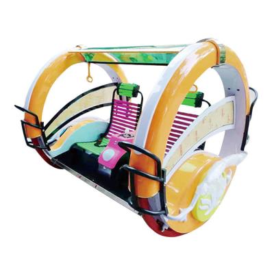 China 360 degree rotating electric happy swing car 360 degree remote control rolling car outdoor for sale