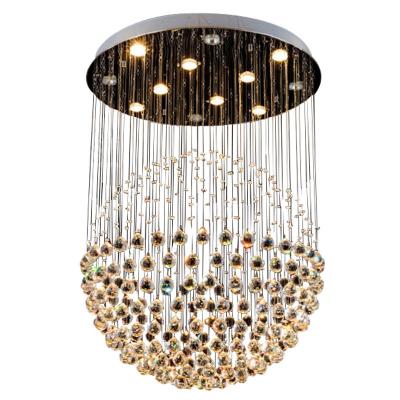 China Wholesale Modern Stainless Steel Pendant Lighting Modern Home Luxury Crystal Chandelier Ceiling Lamps For Chandelier for sale