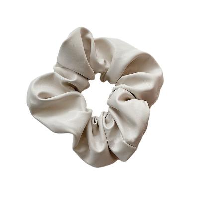 China 2021 New Manufacturer Fashion Manufacturer Fashion Chiffon Hair Pink Circle Girl's Simple Elastic Hair Band Satin New Women's Satin Hair Band for sale