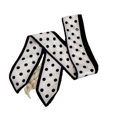 China 2021 New Wholesale Women's Fashion Manufacturer Plain Hairband Girl's Fashion Dot Retro Elegant Hair Band for sale