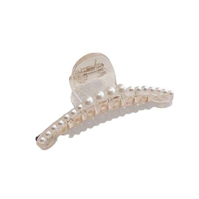 China 2021 Fashion Factory Original Chinese Hair Accessories Geometric Hair Clips Shape Full Pearl Hairpin for sale