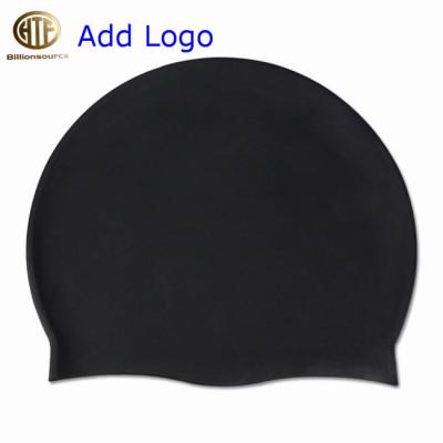 China 2021 Factory price colorful fashion high elasticity silicone custom empty swim caps without logo for sale