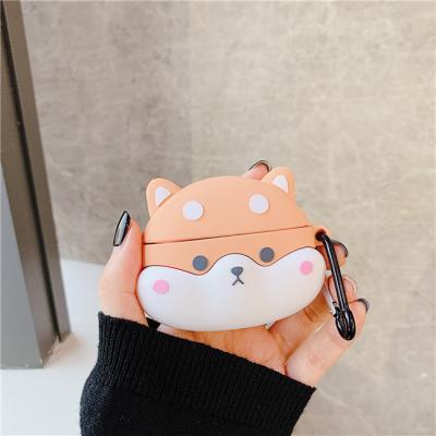 China A007 3D Anti-scratch Dog Design Soft Silicone Rubber Case Cover for Airpods Pro and 3rd 1/2 Generation for sale