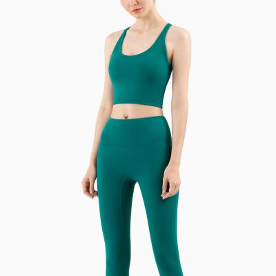 China Breathable Factory Wholesale Quick Dry Fitness Clothing Comfortable Yoga Wear Set High Waisted Tight Slim Seamless Yoga Set for sale