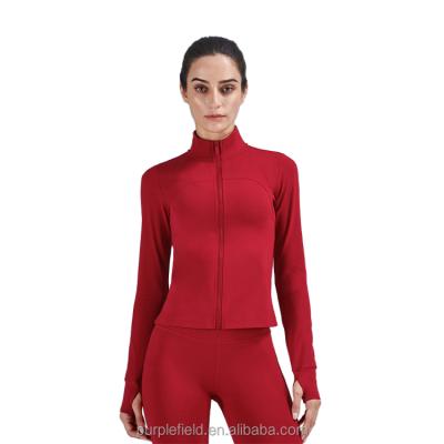 China Breathable High Quality Nylon Spandex Long Sleeve Sports Tracksuit Clothes Yoga Fitness Clothing Butt Lift Yoga Clothes For Women for sale