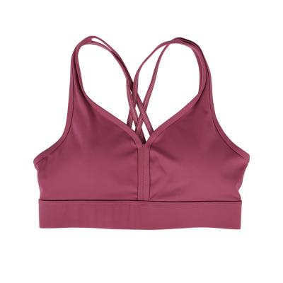 China Other European and American ladies sports bra summer comfortable sports vest elastic yoga clothes for sale