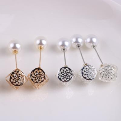 China Muslim Strong Magnetic Silk Hijab Scarf Double Pearl Brooch Pin Decoration High Quality High Quality Accessories Brooch for sale