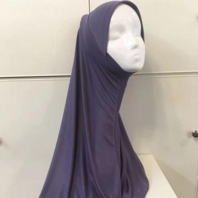 China High Quality Exported Muslim Silk Women Hijab Fashion Cotton Simple Headscarf Scarf Good Quality for sale