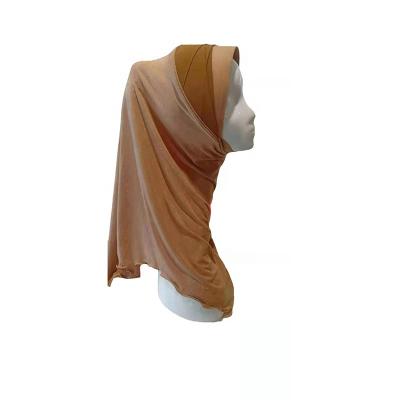 China Top Selling High Quality Customized Regular Cross Brim Shawl Hat Big Version Muslim Islamic Hijab Scarf for sale