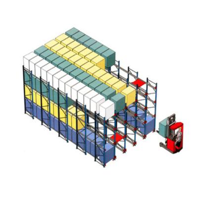 China Corrosion Protection Chinese Automated Heavy Duty Vertical Adjustable Pallet Shuttle Racking System For Warehouse Production Storage for sale