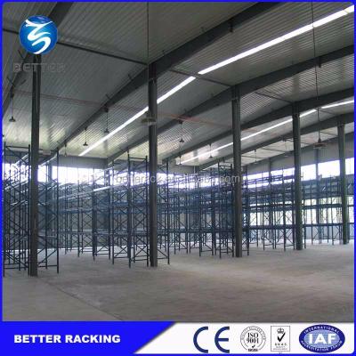 China Warehouse Storage Galvanized Heavy Duty Metal Warehouse Storage Pallet Rack for sale