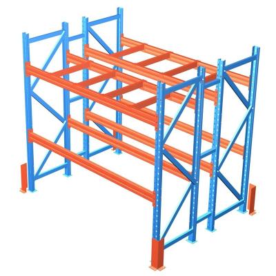 China Good Quality High Grade Q235B Heavy Duty Steel Powder Coating Steel Pallet Selective Racking For Industrial Warehouse Storage for sale