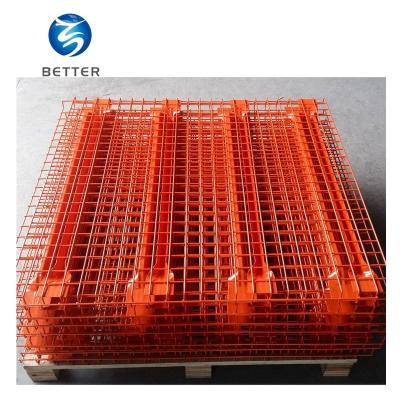 China High grade Q235B galvanizing steel liner or wire mesh poweder decking for pallet racking for sale