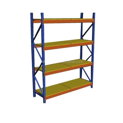 China Corrosion Protection Folding Longspan Industrial Metal Medium Duty Shelving for sale