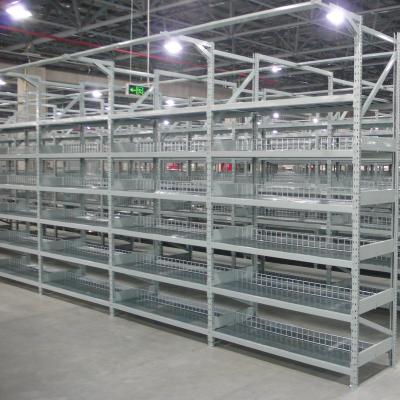 China Corrosion Protection Longspan Shelving Warehouse Storage Metal Shelving Racks for sale