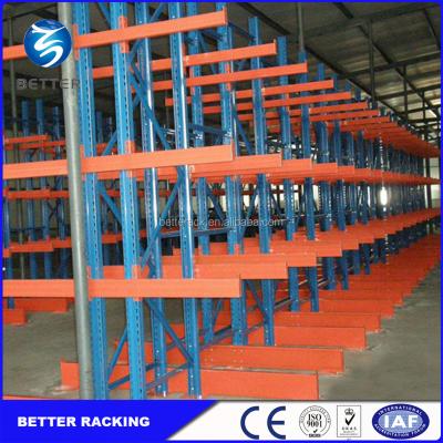 China Corrosion Protection Warehouse Cantilever Racking System Steel Pipe Storage Rack for sale