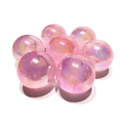 China Wholesale Feng Shui Pink Natural Ball Aura Rose Quartz Crystals Healing Sphere from Europe for sale