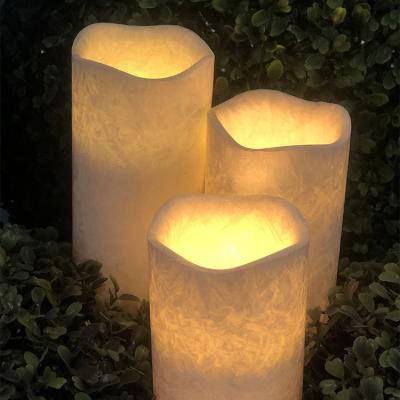 China New Design Artificial Candle Light OEM DECORATIVE Custom Room Decor Wedding Led Pillar Candle Light for sale