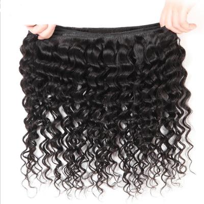 China 100 Deep Wave Unprocessed Remy Hair Extensions Deep Wave Bundles Cuticle Aligned Virgin Hair 10a Indian Virgin Hair Weave Bulk for sale