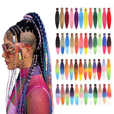 China Flame Retardant Colored Easy Braided Hair Extension Chemical Fiber Jumbo Braiding Hair SmartBraid Braiding Hair for sale