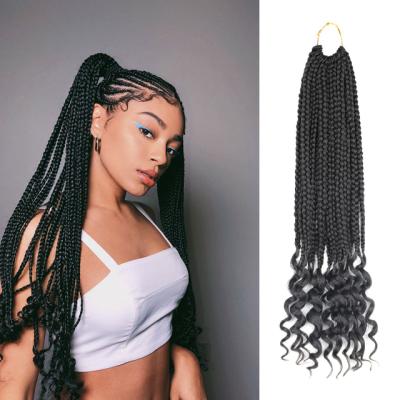 China Smartbraid Goddess Box Braids Box Braid Lace Front Wigs Jumbo Braiding Hair Box Braid-3X for sale