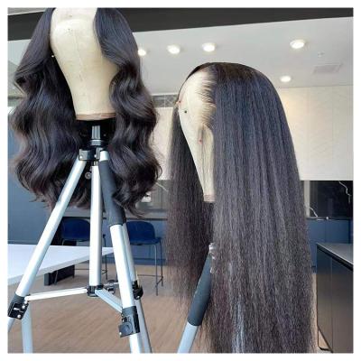 China Silky Straight Wave Hd Lace Frontal Hair Wigs 13x4 Brazilian Lace Front Human Hair Wigs Transparent Hd Full For Black Women for sale