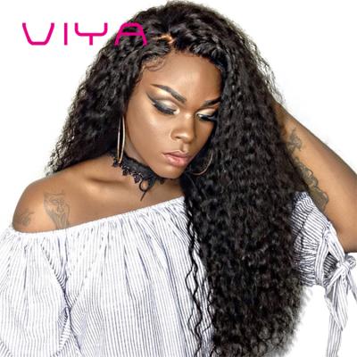 China Human Hair Wig 150% Deep Curly Lace Front Human Hair Wigs 180% Density Cheap Wig Cuticle Aligned Hair HD Lace Wig For Black Women for sale