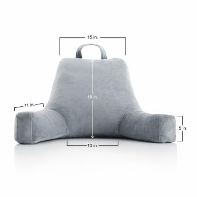 China Anti-Apnea Bedding Shredded Foam Reading Pillow Armrest Back Support Armrest Head Pillow For Bed for sale