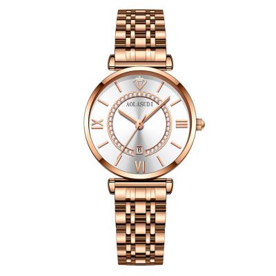 China Top Quality Water Resistant Female Quartz Wrist Watch Ladies Women Quartz Watches for sale