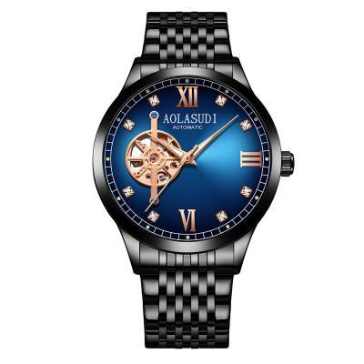 China New style water resistant men's and women's luxury and affordable suits fashion mechanical watches for sale