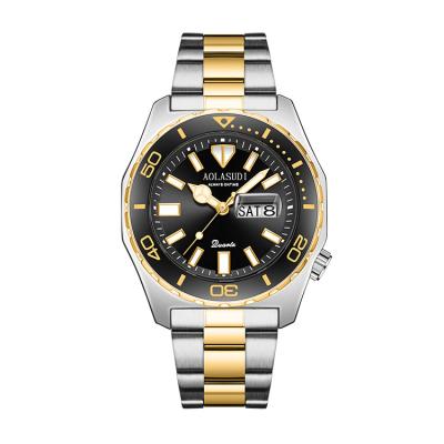 China Luxury Water Resistant Mens Wrist Band Watches Stainless Steel Luminous Mechanical Watch for sale