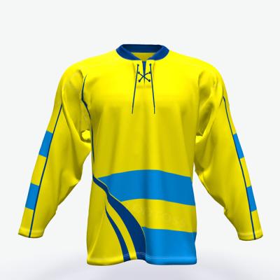 China Shirts & Tops Wholesale Custom 100%Polyester Mesh Ice Hockey Jersey for sale