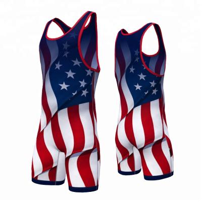 China China USA Wholesale Cheap Custom Sublimation Men Low Cut Wrestling Manufacturer Custom Sizes (Singlets YS to 6XL) for sale