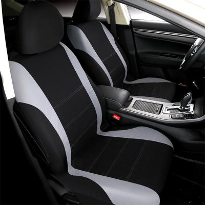 China Brief & Universal 5 Single Seats Color Cloth Full Set Seat Covers Leather Car Seat Cover for sale