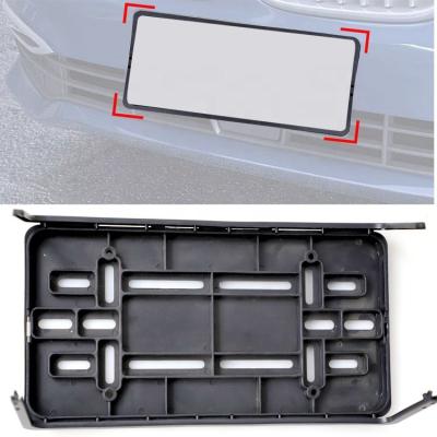 China Custom American Fixed Plate Car Number License Plate Frame for sale