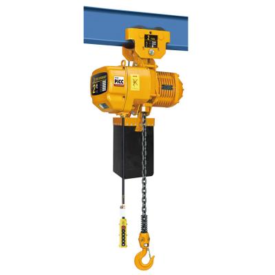 China G80 1 ton 2 ton 3 ton 5 ton electric chain hoist with motorized trolley for sale